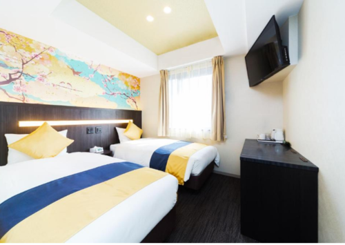 Osaka Chuo Ward Japanese-Style Hotel bedroom