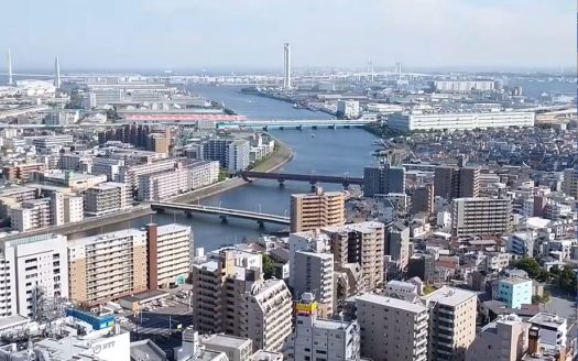 【Yokohama】 Tsurumi Ward Royal Tower Yokohama Tsurumi 2-Bedrooms Apartment 31th Top Floor