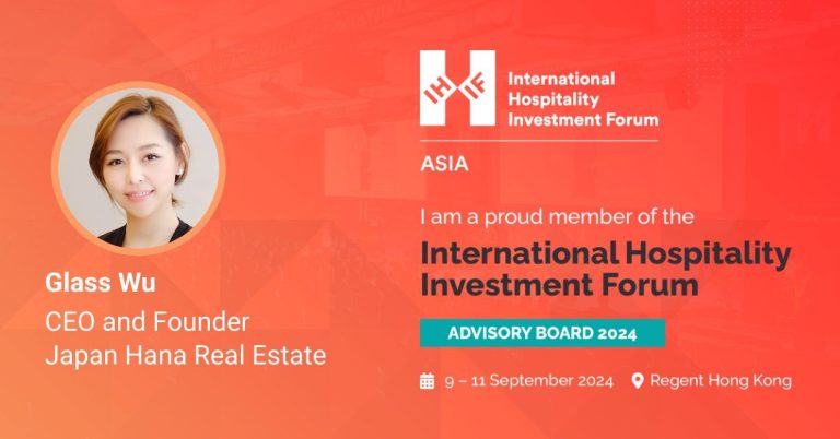 [论坛]本公司日本华房地产首席执行官 Glass Wu 小姐 受邀出席 2024 年 IHIF Asia 论坛资讯